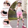 image:imageBOSONER KidsYouth Knee Pads Elbow Pads Wrist Guards Set for 315 Years Child Protective Gear Set for Roller Skates Cycling BMX Bike Skateboard Inline Skating Scooter Riding SportsPale pink