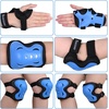 image:imageKidsYouth Knee Pad Elbow Pads Guards Protective Gear Set for Roller Skates Cycling BMX Bike Skateboard Inline Skatings Scooter Riding SportsBlack  Blue