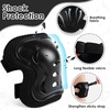 image:imageKidsYouth Knee Pad Elbow Pads Guards Protective Gear Set for Roller Skates Cycling BMX Bike Skateboard Inline Skatings Scooter Riding SportsBlack