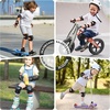 image:imageKidsYouth Knee Pad Elbow Pads Guards Protective Gear Set for Roller Skates Cycling BMX Bike Skateboard Inline Skatings Scooter Riding SportsBlack