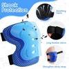 image:imageKidsYouth Knee Pad Elbow Pads Guards Protective Gear Set for Roller Skates Cycling BMX Bike Skateboard Inline Skatings Scooter Riding SportsBlue
