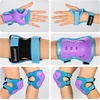 image:imageKidsYouth Knee Pad Elbow Pads Guards Protective Gear Set for Roller Skates Cycling BMX Bike Skateboard Inline Skatings Scooter Riding SportsBlue Purple