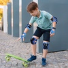 image:imageKidsYouth Knee Pad Elbow Pads Guards Protective Gear Set for Roller Skates Cycling BMX Bike Skateboard Inline Skatings Scooter Riding SportsDeep Blue