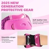 image:imageKidsYouth Knee Pad Elbow Pads Guards Protective Gear Set for Roller Skates Cycling BMX Bike Skateboard Inline Skatings Scooter Riding SportsDeep Pink