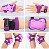 image:imageKidsYouth Knee Pad Elbow Pads Guards Protective Gear Set for Roller Skates Cycling BMX Bike Skateboard Inline Skatings Scooter Riding SportsDeep Purple
