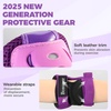 image:imageKidsYouth Knee Pad Elbow Pads Guards Protective Gear Set for Roller Skates Cycling BMX Bike Skateboard Inline Skatings Scooter Riding SportsDeep Purple