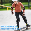 image:imageKidsYouth Knee Pad Elbow Pads Guards Protective Gear Set for Roller Skates Cycling BMX Bike Skateboard Inline Skatings Scooter Riding SportsNew Black
