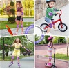 image:imageKidsYouth Knee Pad Elbow Pads Guards Protective Gear Set for Roller Skates Cycling BMX Bike Skateboard Inline Skatings Scooter Riding SportsPurple