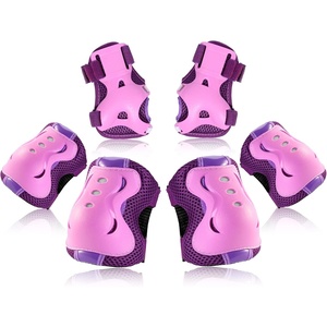 image:imageKidsYouth Knee Pad Elbow Pads Guards Protective Gear Set for Roller Skates Cycling BMX Bike Skateboard Inline Skatings Scooter Riding SportsDeep Purple
