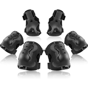 image:imageKidsYouth Knee Pad Elbow Pads Guards Protective Gear Set for Roller Skates Cycling BMX Bike Skateboard Inline Skatings Scooter Riding SportsNew Black